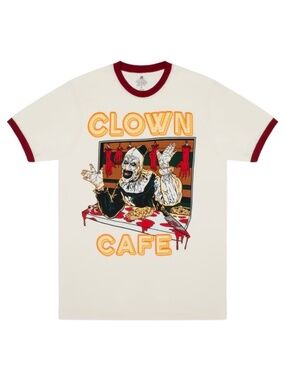 Universal Halloween Horror Nights Terrifier Clown Cafe Shirt LARGE